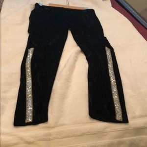 Venus Velvet studded dressy leggings